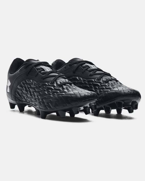 Chaussures de football UA Clone Magnetico Premier 2.0 FG pour hommes, Black, pdpMainDesktop image number 3